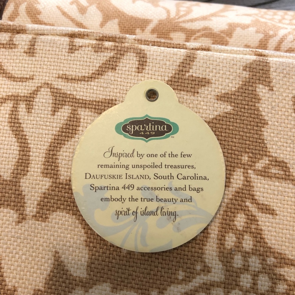 Brown and Cream Spartina 449 Shoulder Bag - Picture 9 of 9
